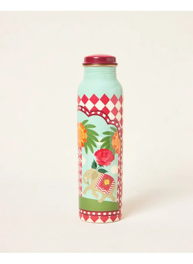 Chumbak Royal Tusker Copper Bottle, 950 ml | Palace Memoirs