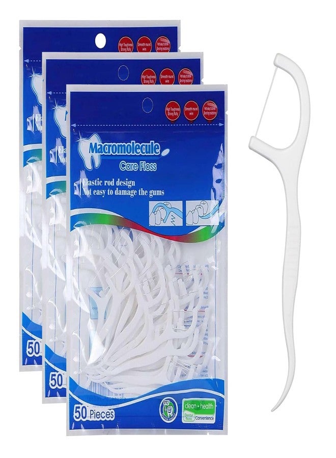 Senvox Dental Floss Picks With Advanced Macromolecule Floss And Elastic Rod Design | Smooth, Durable Thread Is Gentle On Gums | Ergonomic Easy-Grip Handle For Effective, Comfortable Daily Care Pack Of (50 - Image 1