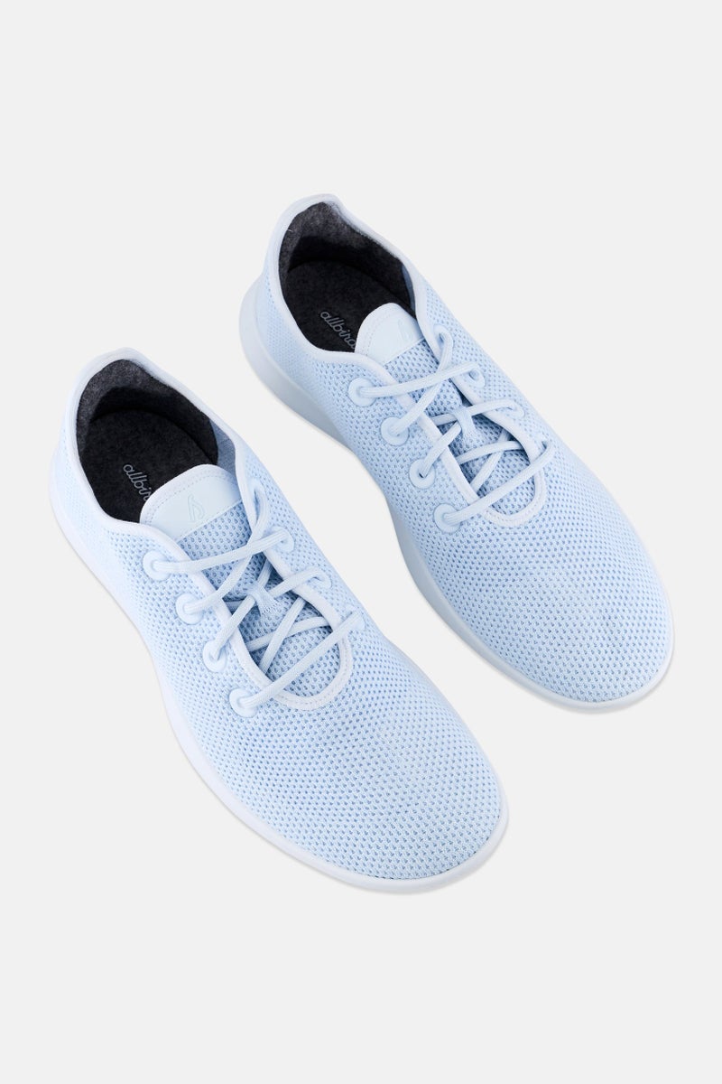 Allbirds Men Tree Runner Lace Up Shoes, Light Blue - Image 4