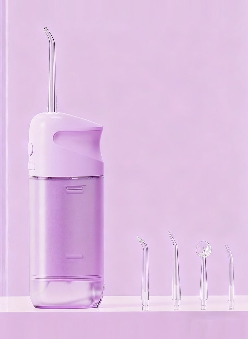 بوليفياز Water Flosser خيط مائي خيط تنظيف المياه للعناية بالأسنان واللثة، لاسلكي، خزان مياه كبير، تنظيف عميق، قابل لإعادة الشحن، مقاوم للماء، خالٍ من مادة BPA، متعدد الفوهات، منزلي وسفر - Image 1