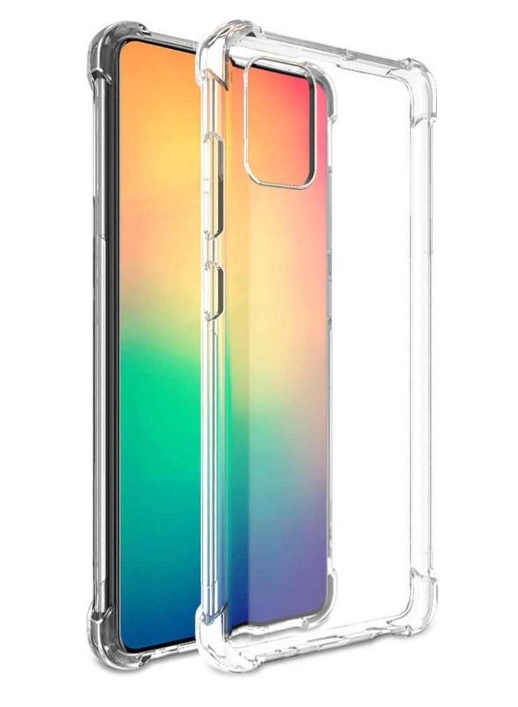 جراب حماية فائق مقاوم للانفجار لهاتف Samsung Galaxy A51 شفاف - Image 2