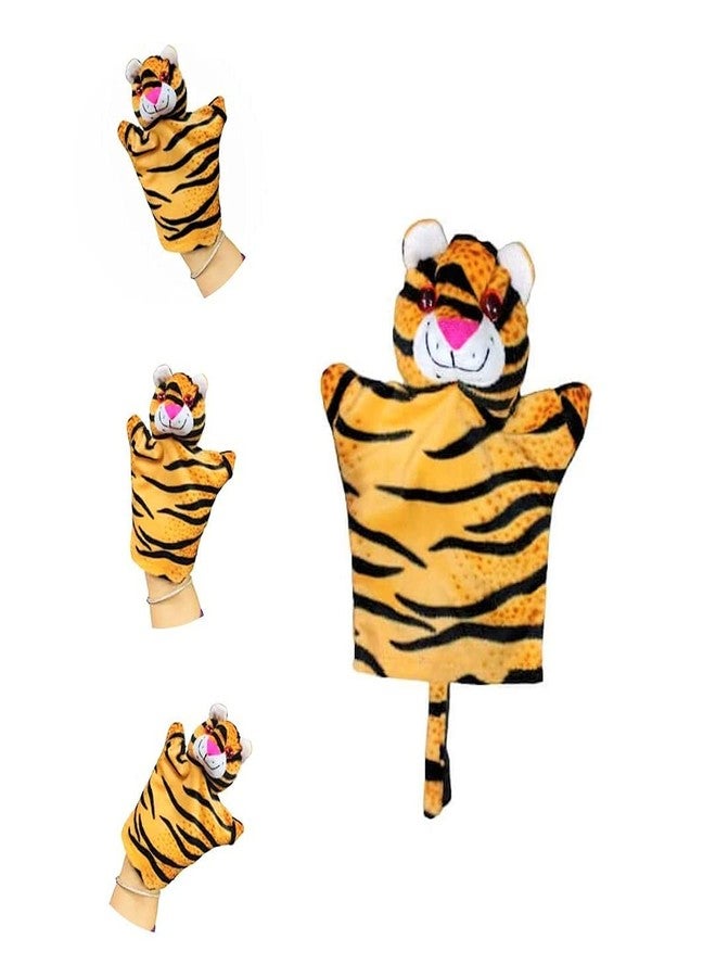 VARUSH Tiger Hand Puppet - Wild Animals & Birds Storytelling Plush Toy for Kids | Educational, Interactive Hand Puppet for Toddlers & Children | Learning, Playing, Pretend Play, Nursery & Gift Idea - Image 3