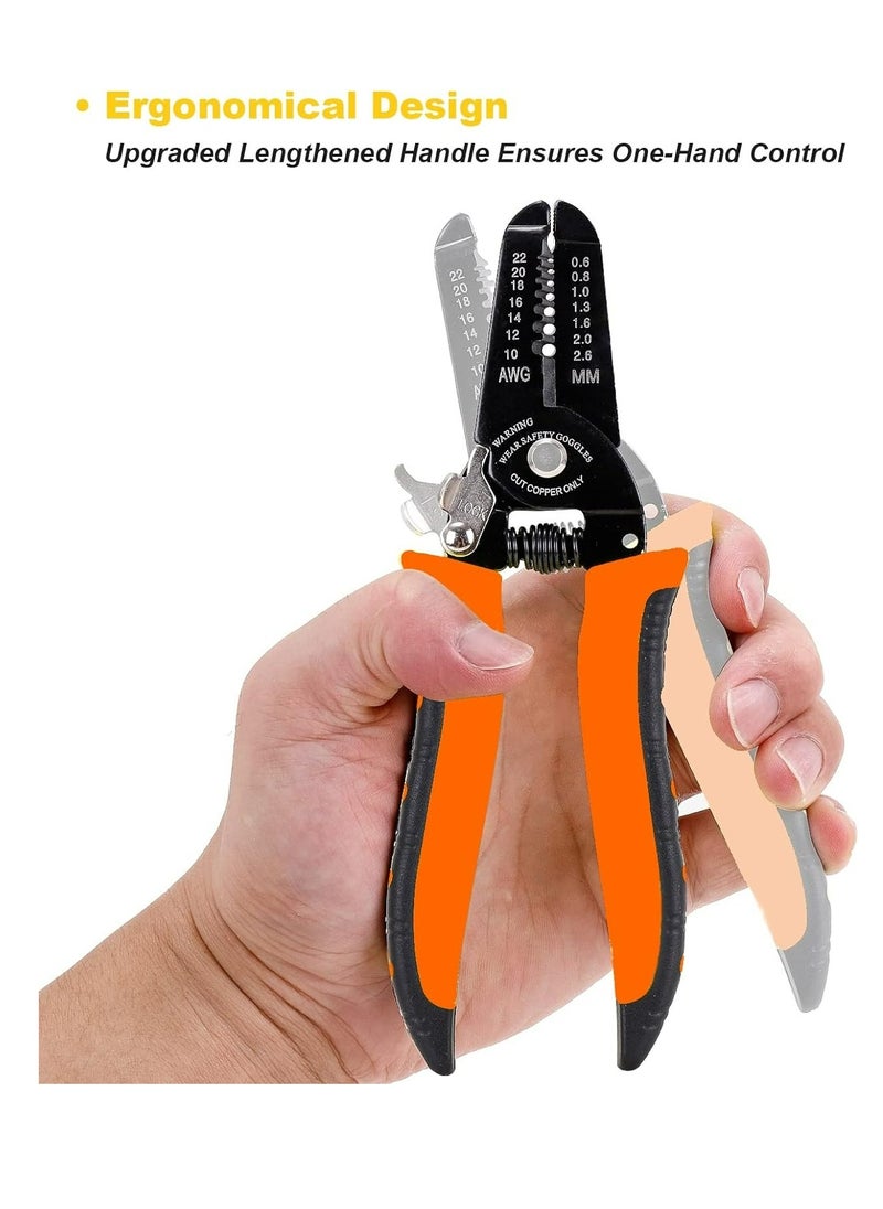 Generic - 7in Wire Stripper Cutter Crimper, Copper Wire Stripping Tool And Multi-Function Hand Tool，Professional Handle Design And Refined Craftsmanship - Image 1