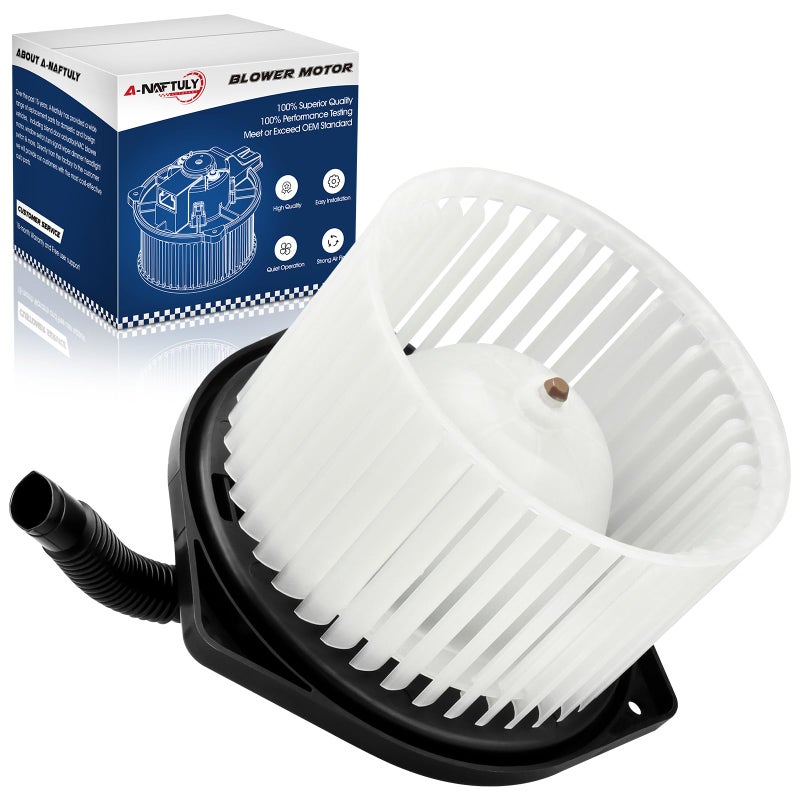 HVAC Heater Blower Motor with Fan Replacement for Mitsubishi Lancer Outlander Sport 2008 2009 2010 2011 2012 2013 2014 2015 2016 2017 AC Blower Motor Replaces 700239 61550180