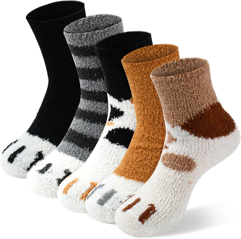FYC Socks for Women - Stocking Stuffers Gifts for Women - Warm Thick Soft Wool Cozy Crew Socks Christmas Gifts for Woman - Image 1