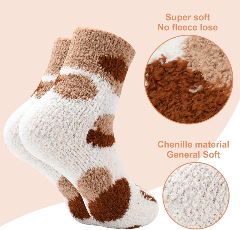FYC Socks for Women - Stocking Stuffers Gifts for Women - Warm Thick Soft Wool Cozy Crew Socks Christmas Gifts for Woman - Image 5