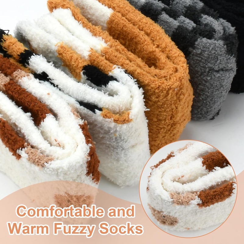 FYC Socks for Women - Stocking Stuffers Gifts for Women - Warm Thick Soft Wool Cozy Crew Socks Christmas Gifts for Woman - Image 4