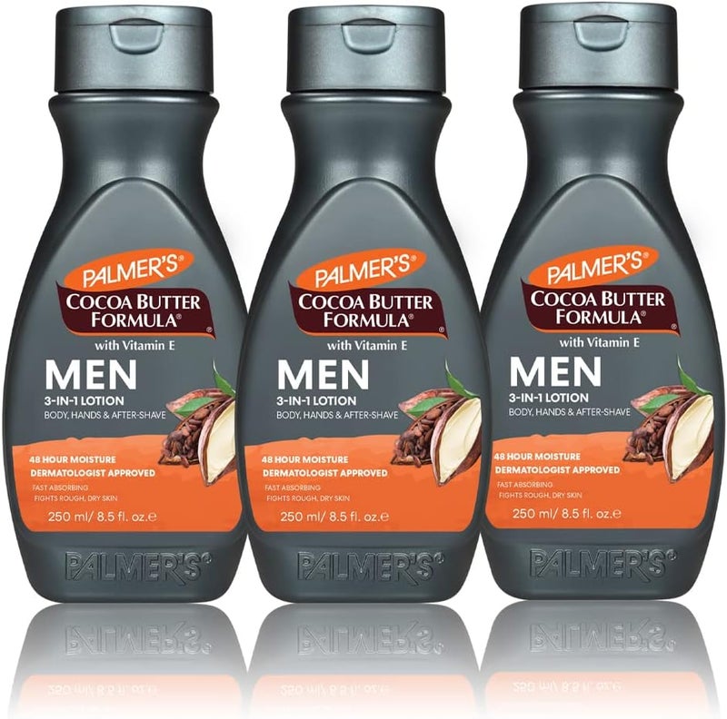 Palmers Cocoa Butter Mens Lotion Triple Pack