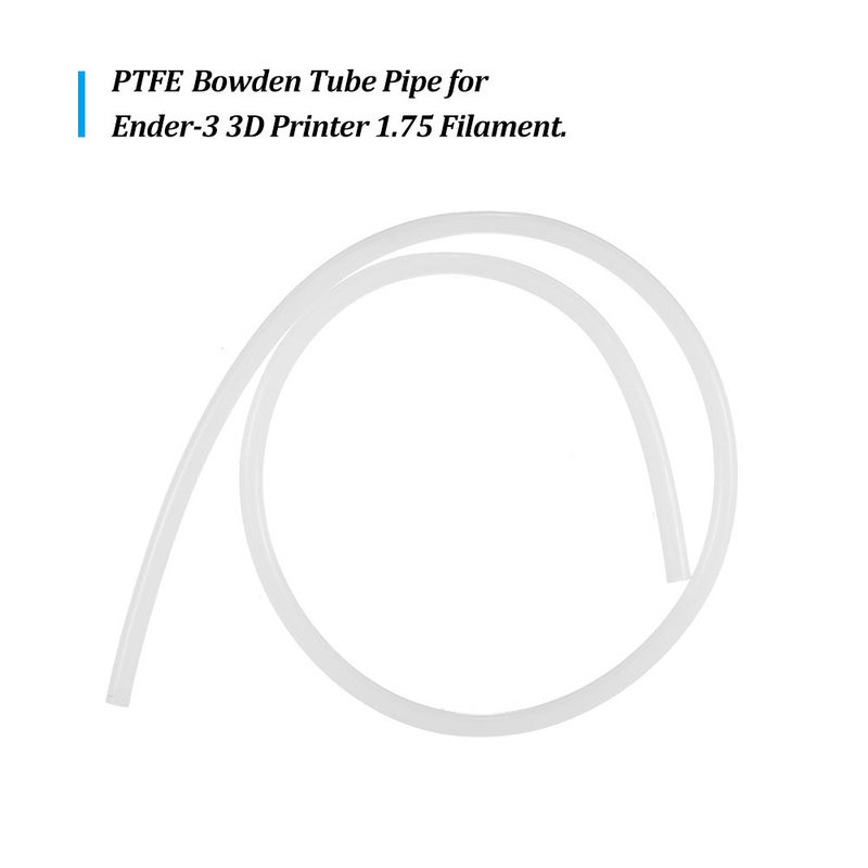 أنبوب PTFE بقطر داخلي 2 مم وقطر خارجي 4 مم وطول 40 سم لطابعة 3D Ender-3 لخيوط البلاستيك بسمك 1.75 مم، 1 قطعة - Image 2