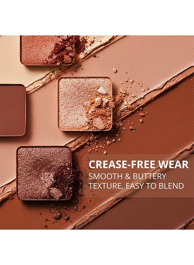 Tingphe Bronze Eyeshadow Palette - 15 Soft Warm Brown Shadows, Multi-Use Eye Makeup Palette with Matte & Shimmer Finishes, Ultra-Blendable Everyday Neutrals, Long-lasting Wear Travel Makeup with Mirror - Image 4