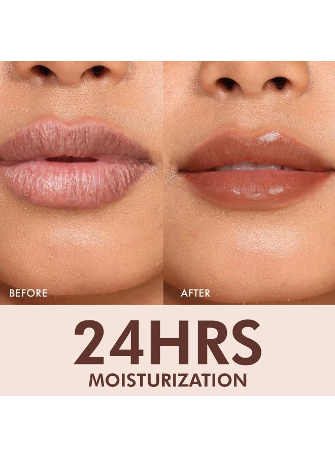 إم كافيين مرطب شفاه ملون بنكهة الكراميل والتوفي من إم كافيين | ترطيب يدوم ٢٤ ساعة | مع الببتيدات وزبدة الكاكاو وفيتامين هـ | يُعالج جفاف وتشقق الشفاه | مرطب شفاه للنساء | لون بني شفاف - ١٠ غرام - Image 3