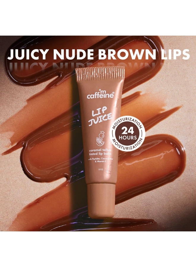 إم كافيين مرطب شفاه ملون بنكهة الكراميل والتوفي من إم كافيين | ترطيب يدوم ٢٤ ساعة | مع الببتيدات وزبدة الكاكاو وفيتامين هـ | يُعالج جفاف وتشقق الشفاه | مرطب شفاه للنساء | لون بني شفاف - ١٠ غرام - Image 4