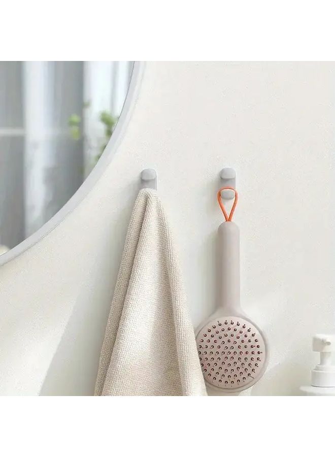 White Wall Mounted Silicone Rice Spoon Holder Kitchen Storage Rack For Spatulas Tools - Image 4