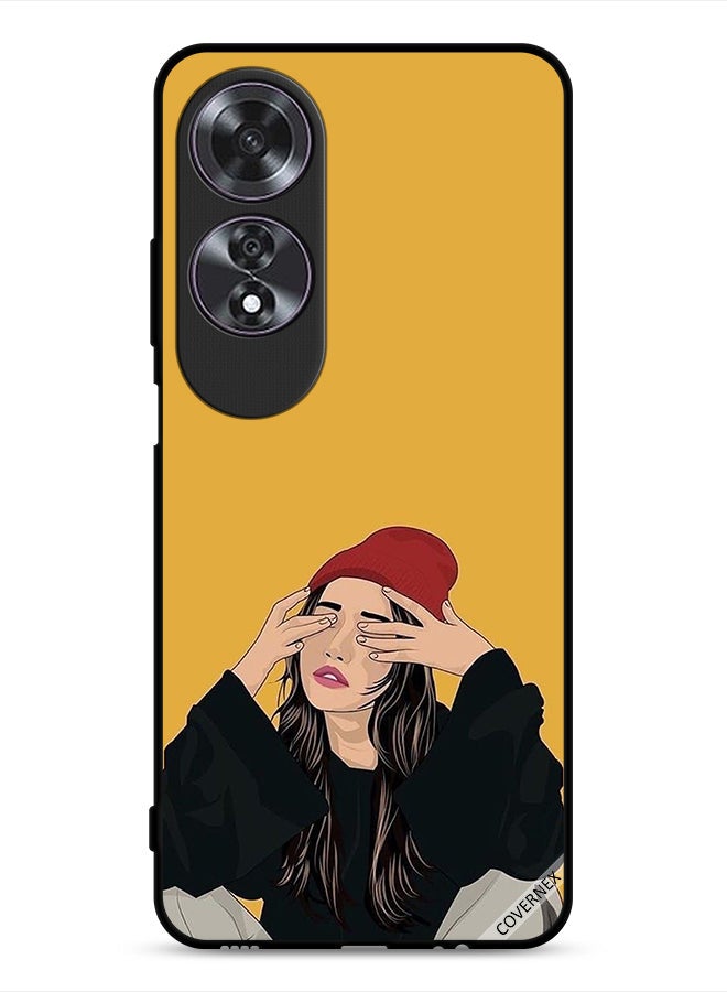 Covernex Oppo A60 Protective Case Cover Sad Girl Art - Image 1