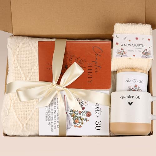 Giftota 30th Birthday Gifts for Women, Unique Chapter 30 Year Old Birthday Gifts for Women Happy 30th Bday Gift Basket for Her Turning 30 Year Old Gift Box Ideas for Her Wife Daughter Sister Friend Coworker - Image 2