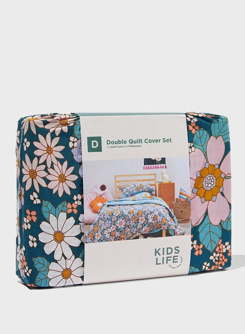 Cotton On Kids Bronte Quilt Set - Double