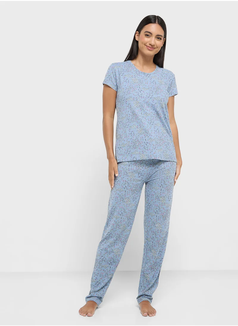 ريبلز مع نمشي LADIES NIGHTWEAR SET