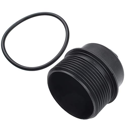 A-Premium Oil Filter Housing Cap Assembly Compatible with Jeep Grand Cherokee, Wrangler & Dodge Grand Caravan, Charger, Journey, Durango, Challenger & Chrysler Town & Country, 200, 300, # 68079747AC - Image 1