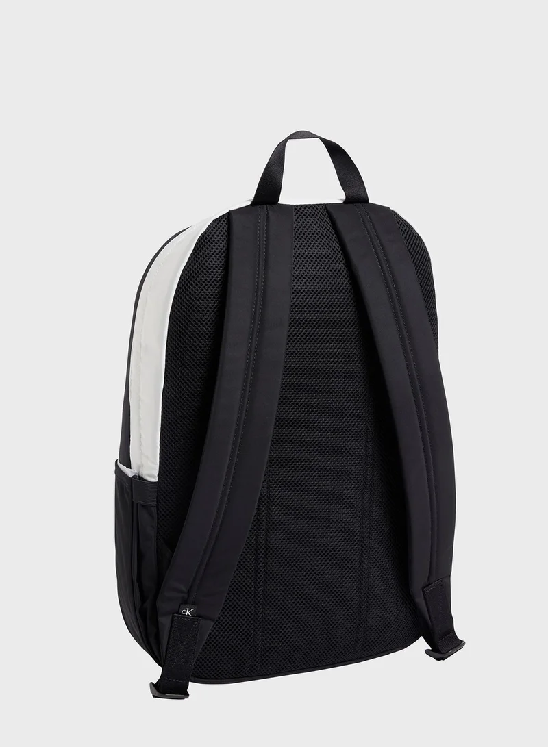 Calvin Klein Jeans Logo Front Zip Backpack