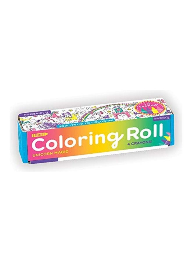 Unicorn Magic Mini Coloring Roll
