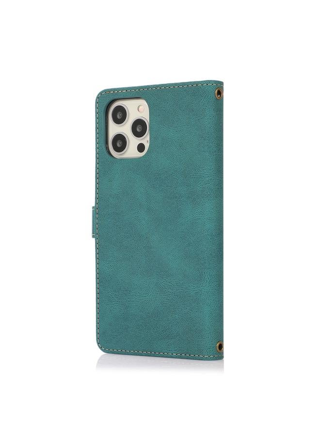 Zaboon Case For iPhone 12 Pro Max PU + TPU Horizontal Flip Leather Case with Holder & Card Slot & Wallet & Lanyard - Image 3