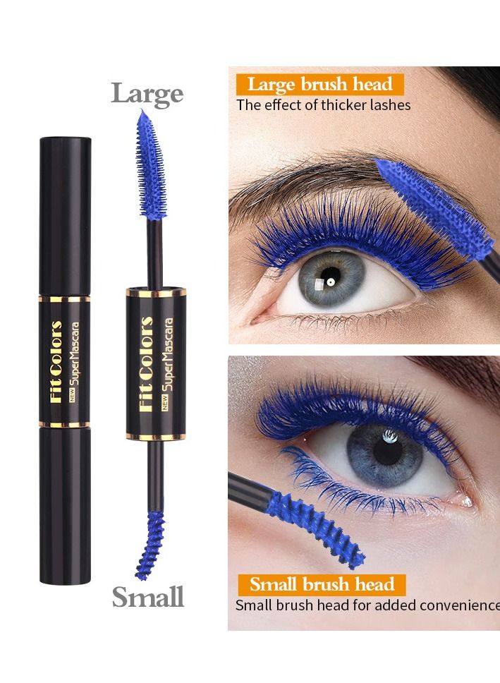 COLORS Double-headed colored mascara thick curling waterproof non-smudge mascara - Image 4