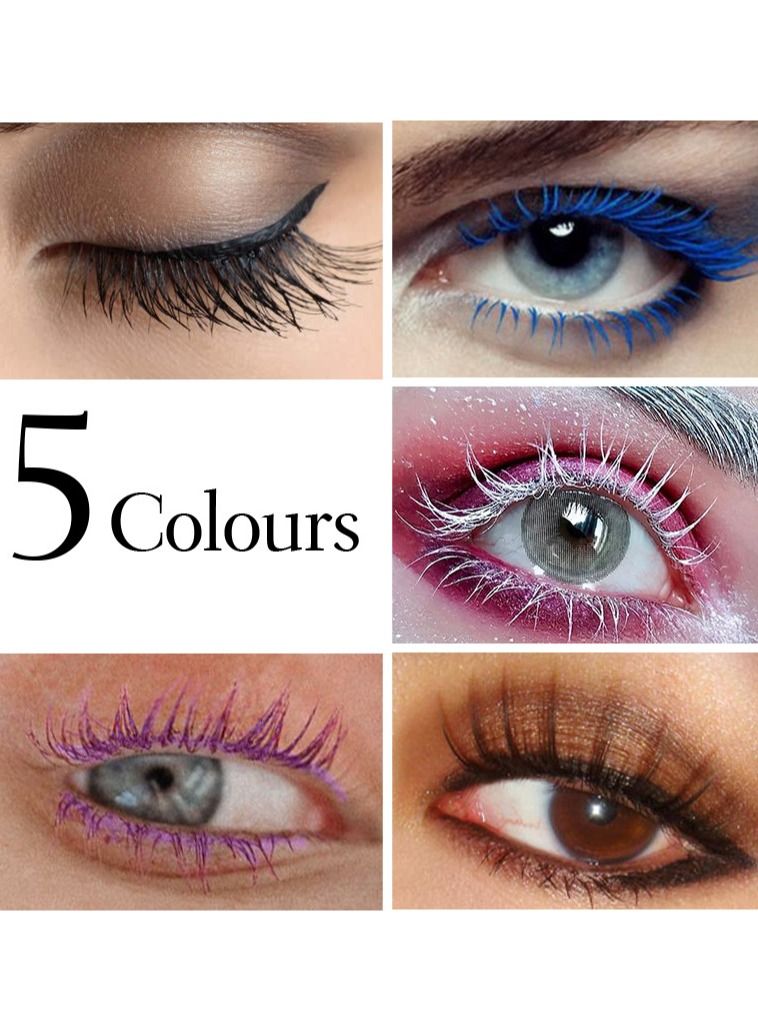 COLORS Double-headed colored mascara thick curling waterproof non-smudge mascara - Image 2