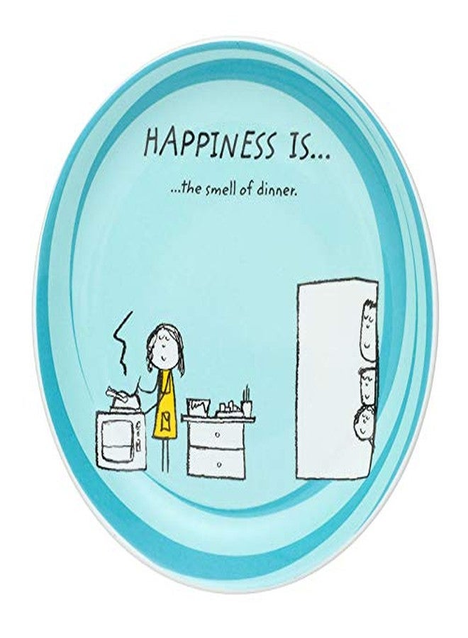 Clay Craft - Premium Ceramic Snack & Side Plate Set - Microwave Safe, Glossy Finish, Printed Design for Serving & Dining - Multicolor - 5.5 Inch Diameter (Set of 4) - Image 5