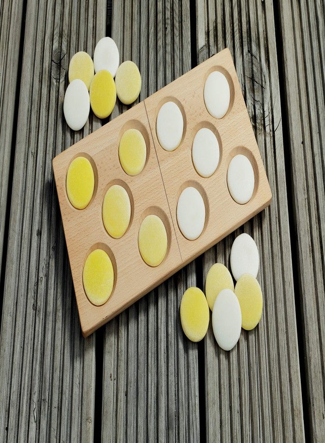 yellow door صينية دومينو صفراء اللون ذات 10 إطارات - Image 3