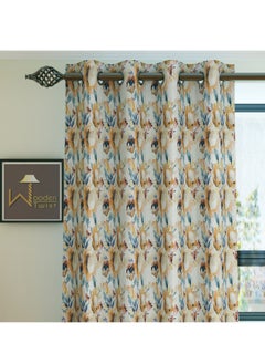 Fabrahome Light Filtering 7 Ft Rectangular Curtain (Pack of 1)