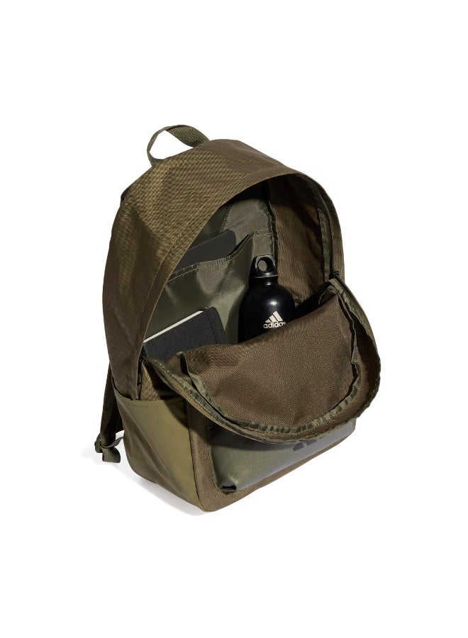 Adidas Classic Three Stripes Backpack Back To School - Green - Image 4