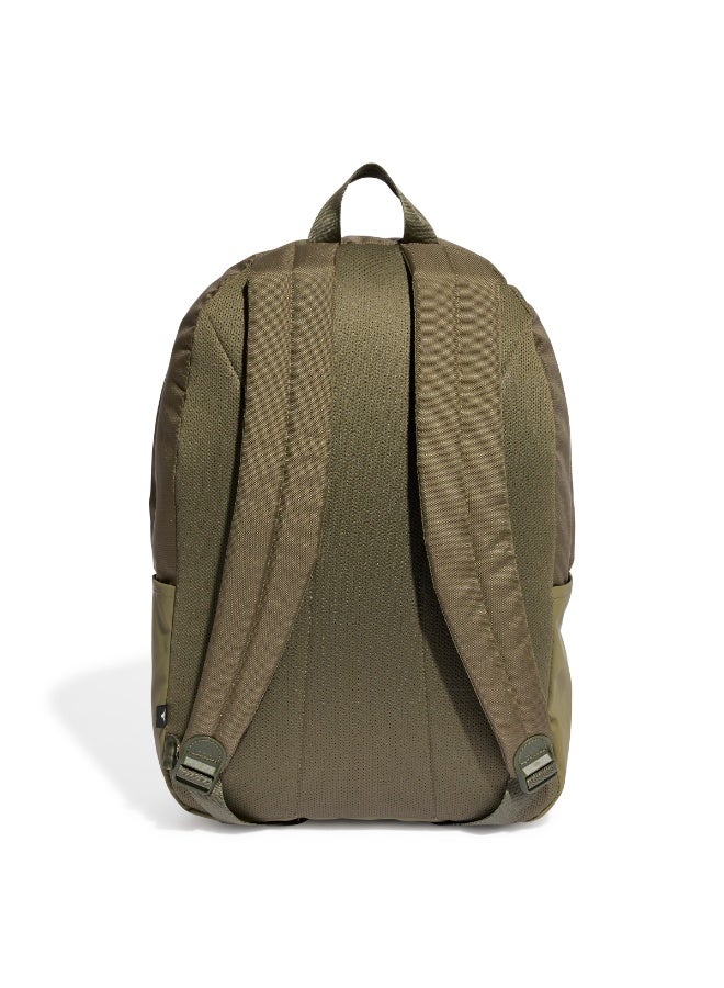 Adidas Classic Three Stripes Backpack Back To School - Green - Image 2