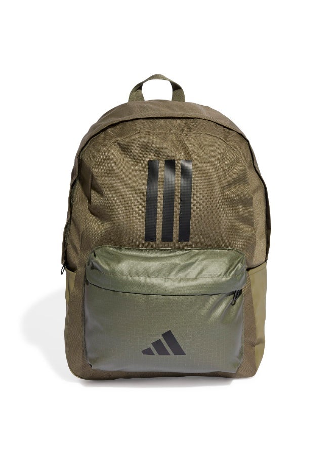 Adidas Classic Three Stripes Backpack Back To School - Green - Image 1