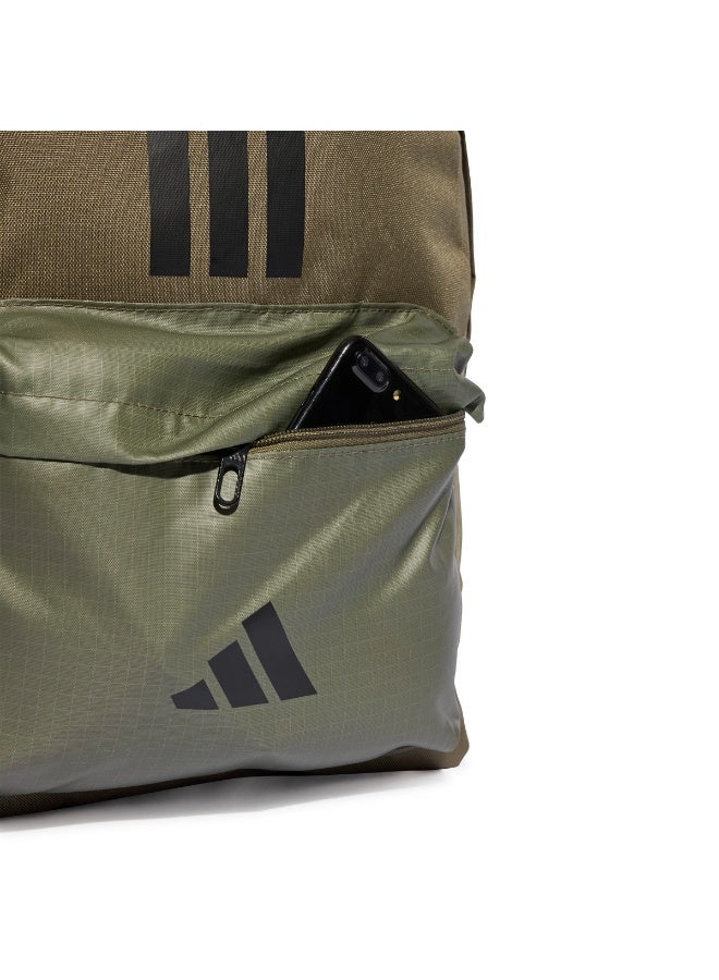 Adidas Classic Three Stripes Backpack Back To School - Green - Image 5