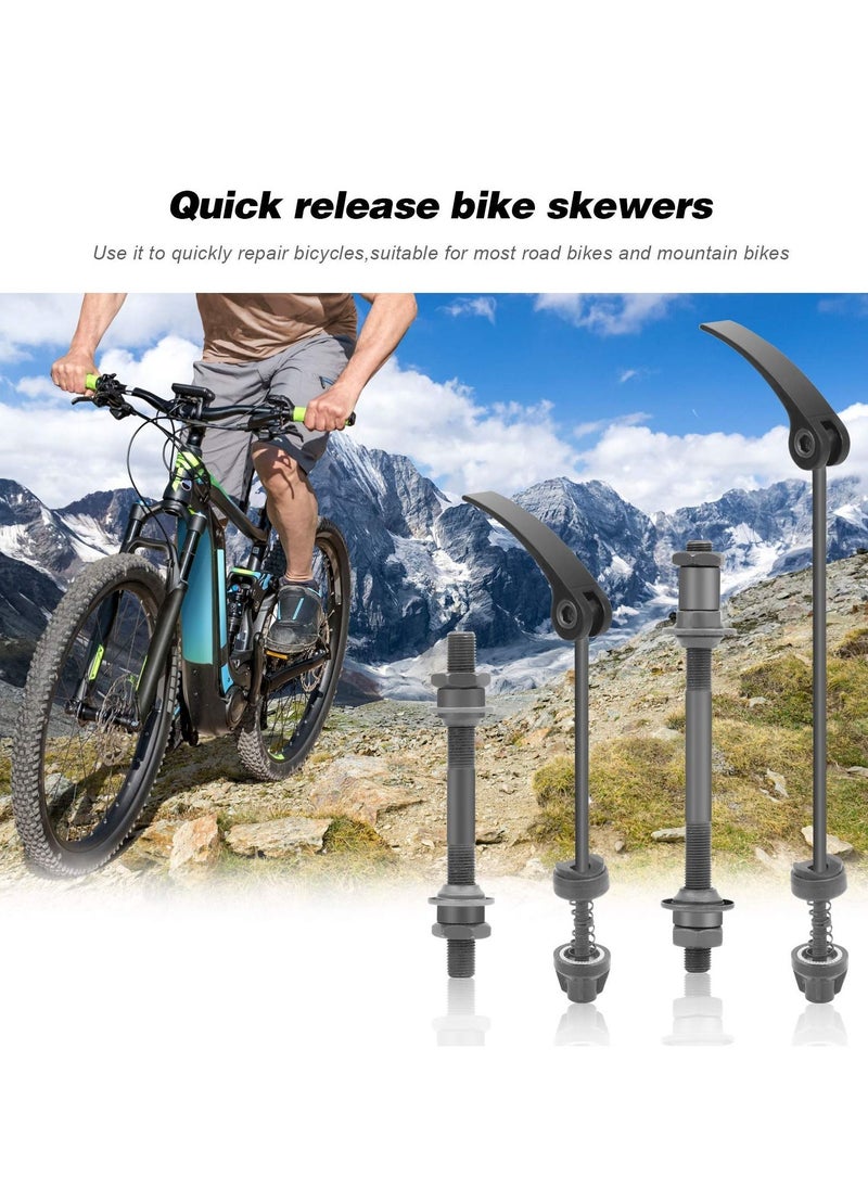 Y&D - Bike Quick Releases Set 1 Pair Bicycle Hub Axle Hollow Release Skewers for Road Mountain - Image 1