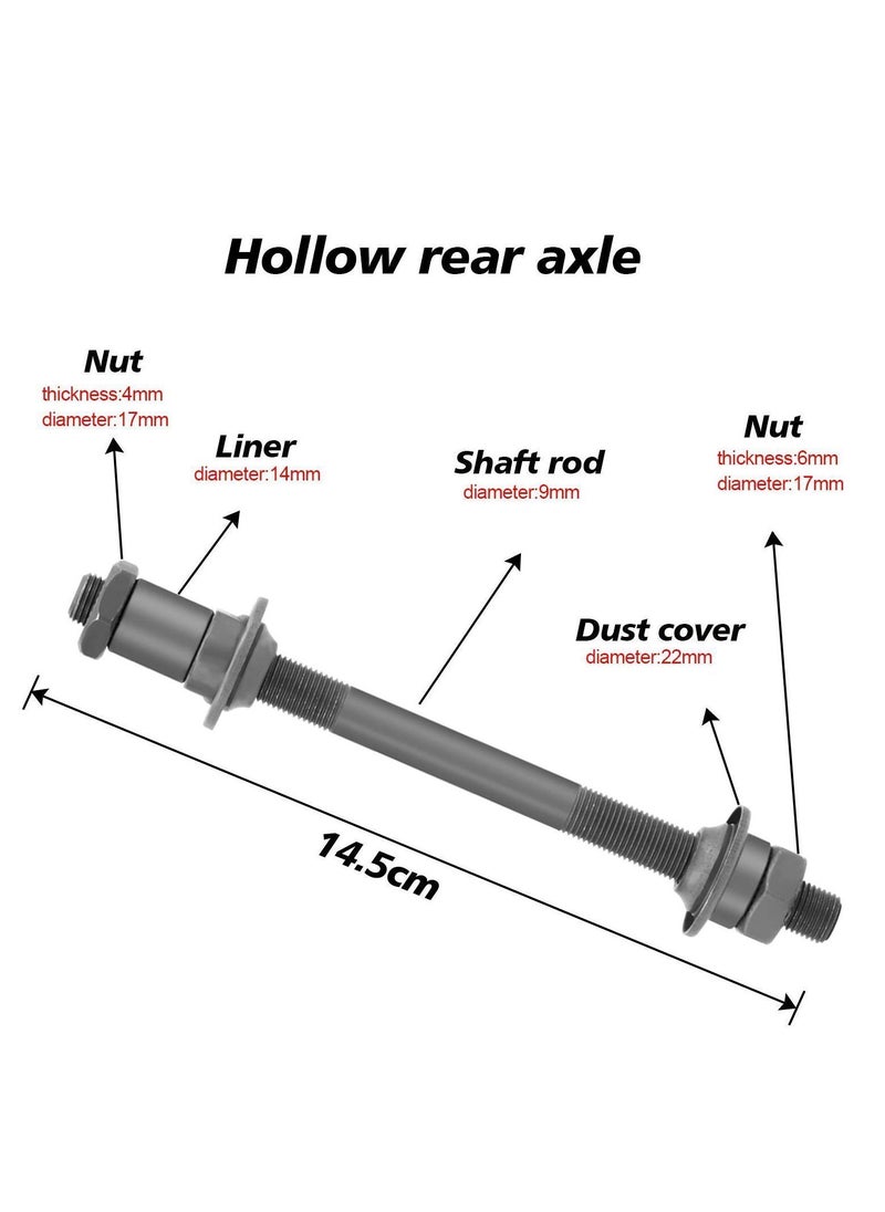 Y&D - Bike Quick Releases Set 1 Pair Bicycle Hub Axle Hollow Release Skewers for Road Mountain - Image 1