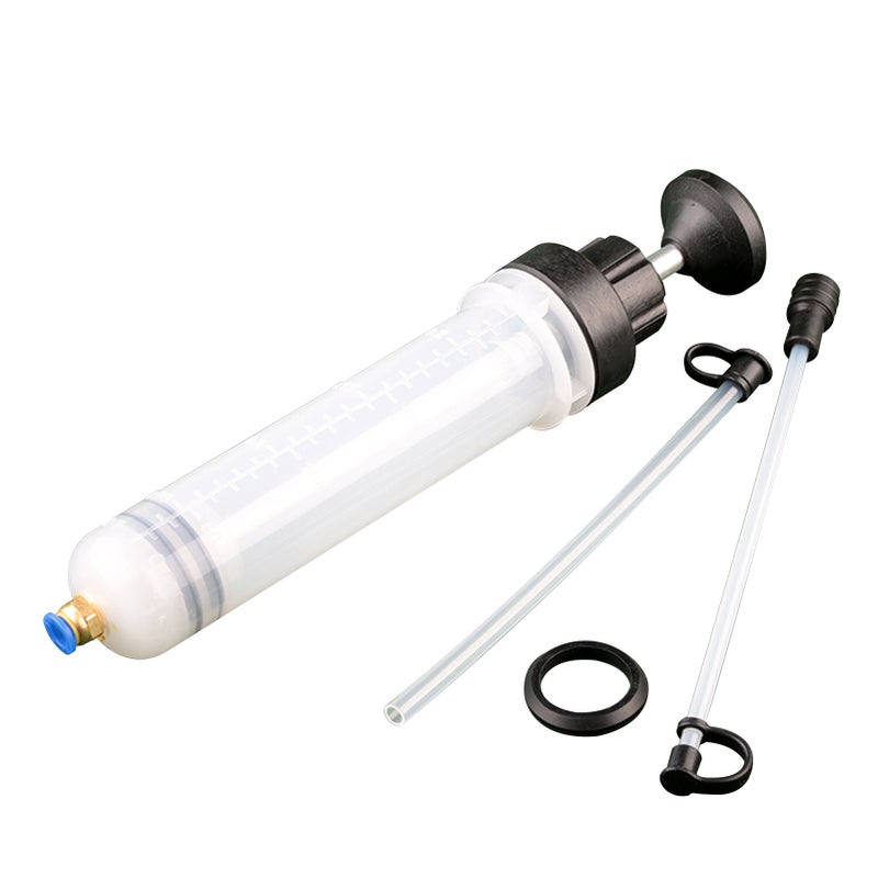 200cc  Fluid Syringe Pump,Oil Fluid Extractor, for ATV's, Boats, Farm Equipment, Industrial Gear Boxes, Motor Vehicles, Oil Change Evacuation Pump - Image 1