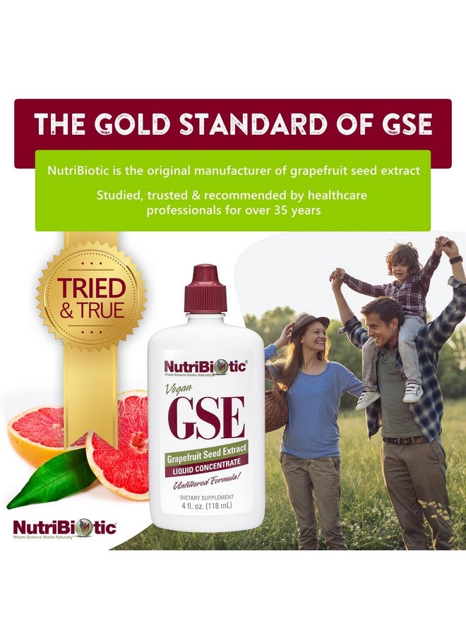 نيوتريبايوتك NutriBiotic - مستخلص بذور الجريب فروت الأصلي، 4 أونصة سائلة | تركيز ممتاز من مستخلص بذور الجريب فروت الأصلي مع بيوفلافونويد | نباتي، خالٍ من الجلوتين، غير معدّل وراثيًا - Image 3