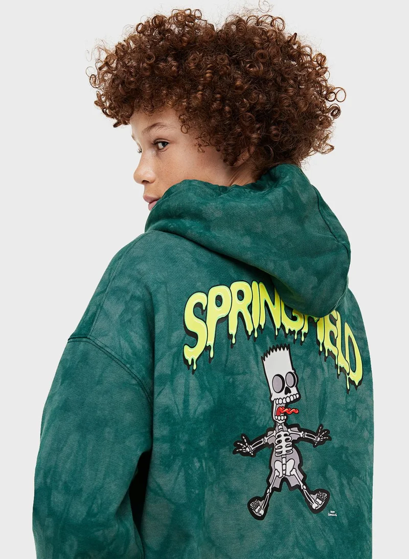 H&M Youth Tie Dye Hoodie