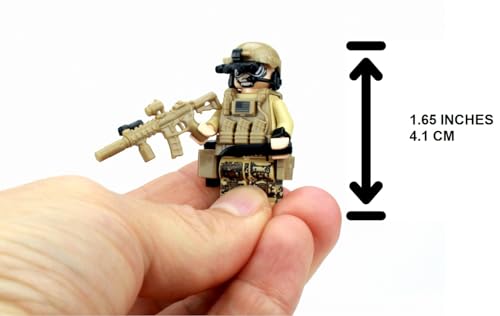Battle Brick 16 Inches Tall Seal Team Six Commando Custom 1 Special Operations Collectible Minifigure in The USA Genuine Military Minifig Great Gift for Ages 10 to Adult AFOL - Image 5