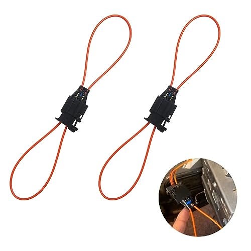 GRABOTE 4 Pack Most Fiber Optic Loop Universal Optical Female & Male Adapter Connector Loop Bypass Cable for Radio and Audio for Benz Audi Mercedes BMW VW Porsche - Image 5