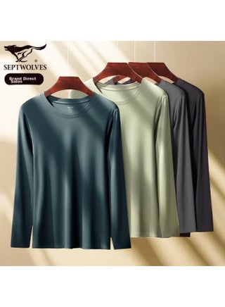 Septwolves Men's Autumn Clothes Modal Silk Cotton Mite-proof Top Youth Thin Bottoming Warm Underwear - pzsku/ZDBD73462B60CDA0D4537Z/45/1751011883/31151953-f16c-4535-8805-052fc49f7230