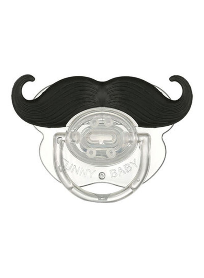 ANSELF Soft Silicone BPA Free Funny Mustache Pattern Soother Pacifier For Baby - Image 1