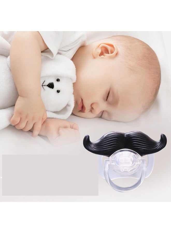 ANSELF Soft Silicone BPA Free Funny Mustache Pattern Soother Pacifier For Baby - Image 5