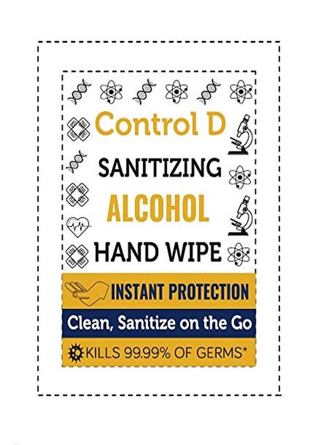 Control D 50 Individually Packed Disinfectant Wet Wipes - Image 2