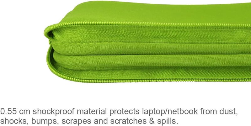 ARVOK 11 11.6 12 Inch Laptop Sleeve Multi-Color & Size Choices Case/Water-Resistant Neoprene Notebook Computer Pocket Tablet Briefcase Carrying Bag/Pouch Skin Cover for HP/Dell/Lenovo/Asus/Acer - Image 3