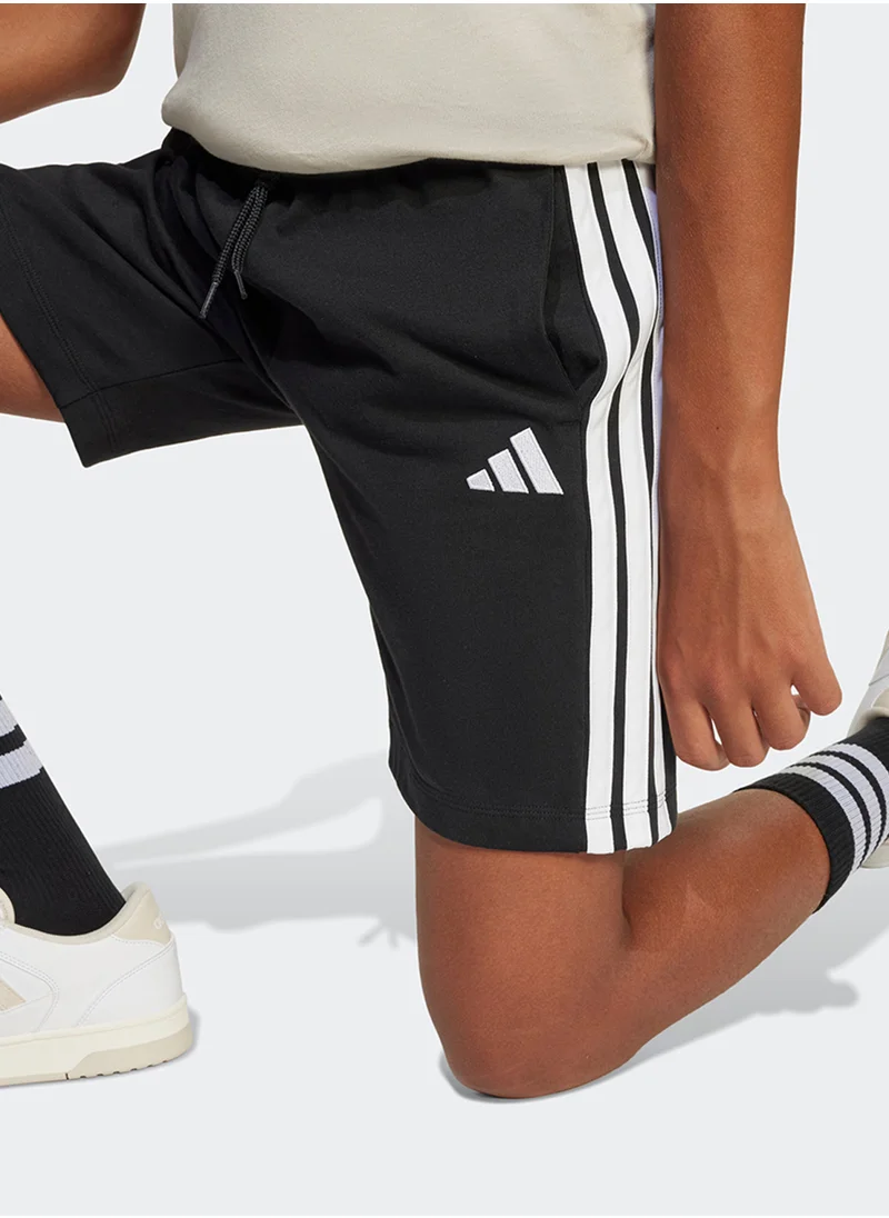 Adidas Youth 3 Stripe Essential Shorts