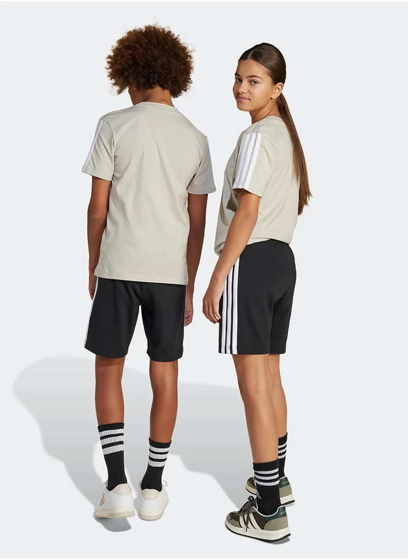 Adidas Youth 3 Stripe Essential Shorts