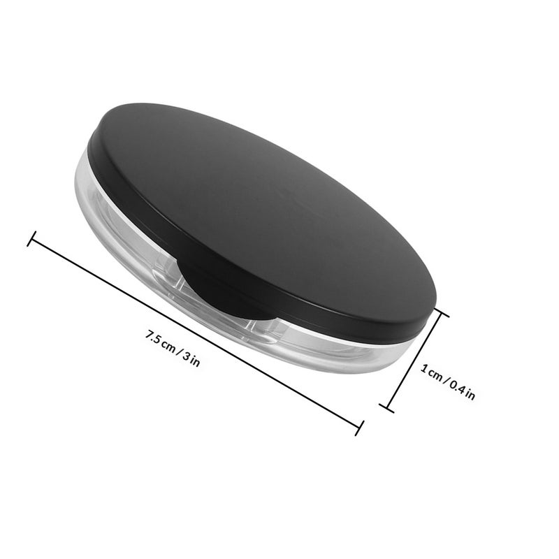 2 Sets Powder Puff Storage Container With Powder Puff Loose Powder Empty Box Women Makeup Supplies - Image 2