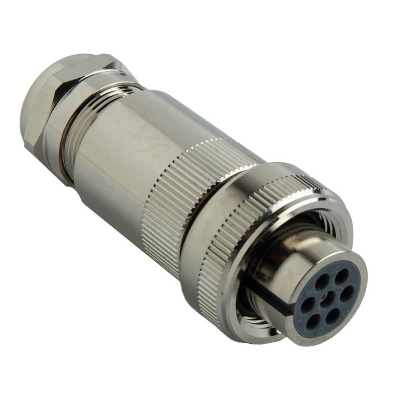 7-Pin Proportional Valve Connector, Full Metal Female Plug for Rexroth Moog Parker Atos Hydraulic Servo Valves, DIN EN175201-804 Standard, IP67 - Image 5